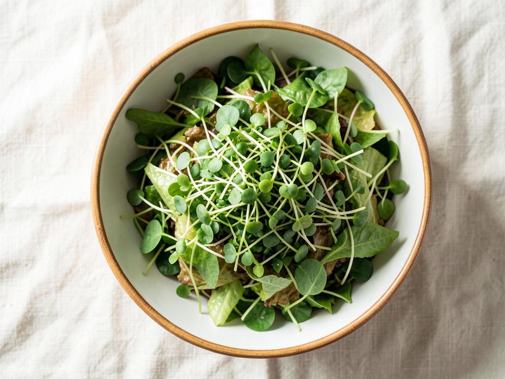 Microgreen Salad Bowl