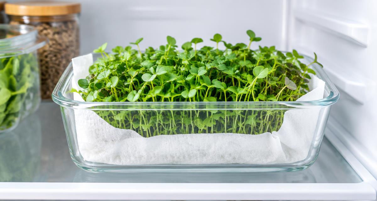 How to Store Microgreens So They Stay Fresh for a Week